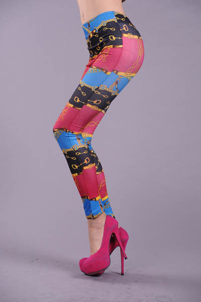 Fashion Locking Pattern Thick Legging